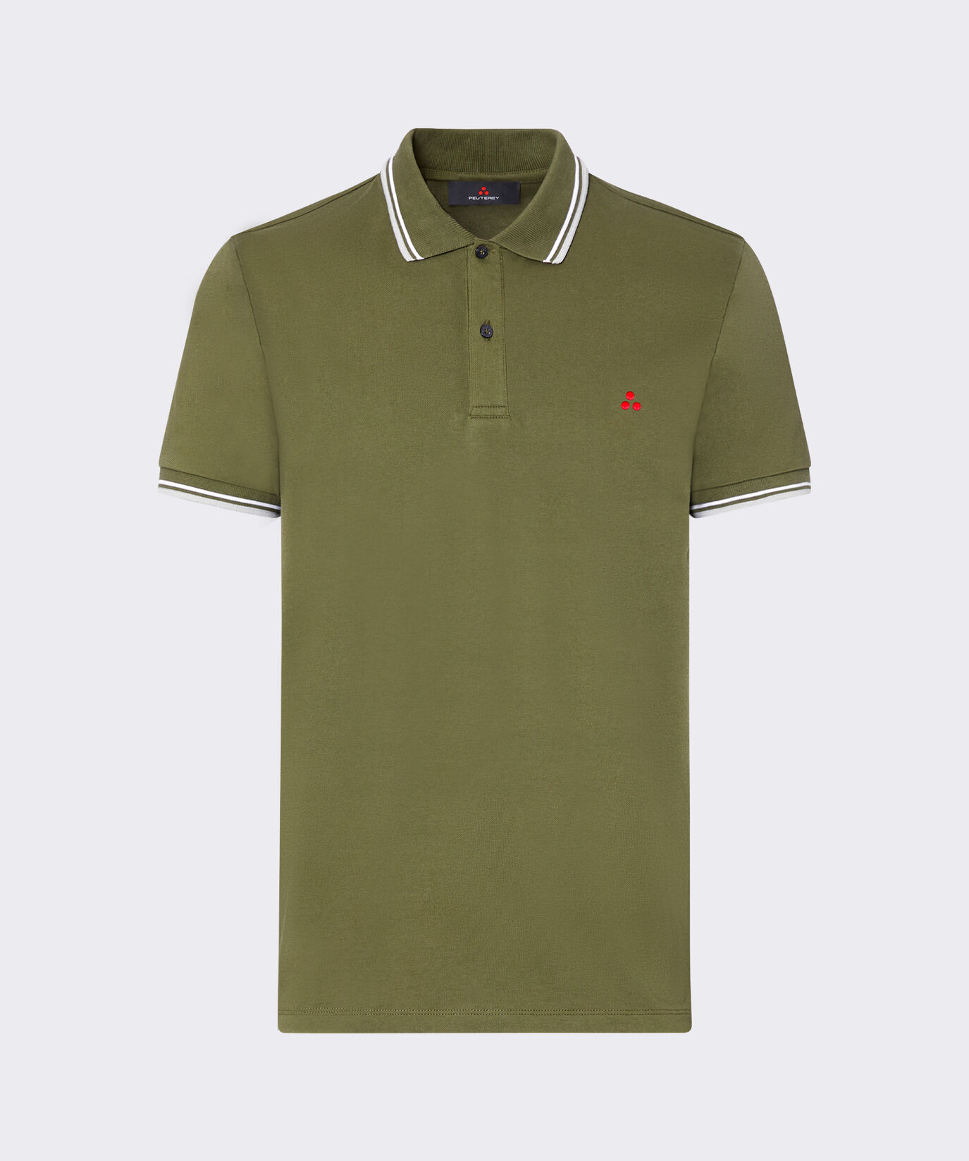Polo en piqu&eacute; stretch de coton  Peuterey - large