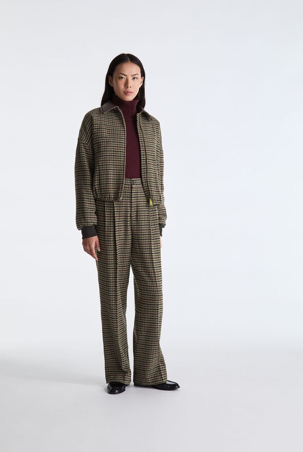 Checked Bomber Jacket  Peuterey - medium