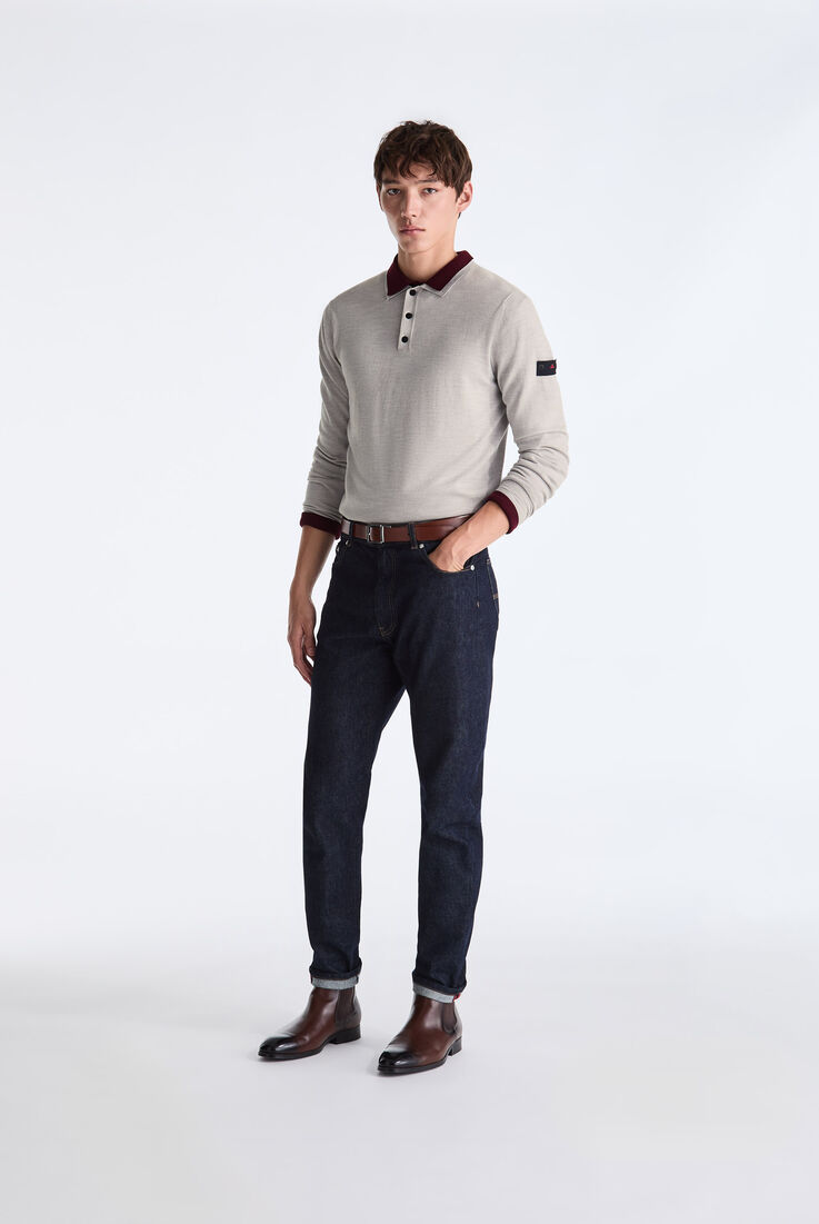 Fine Wool Polo Shirt  Peuterey - medium
