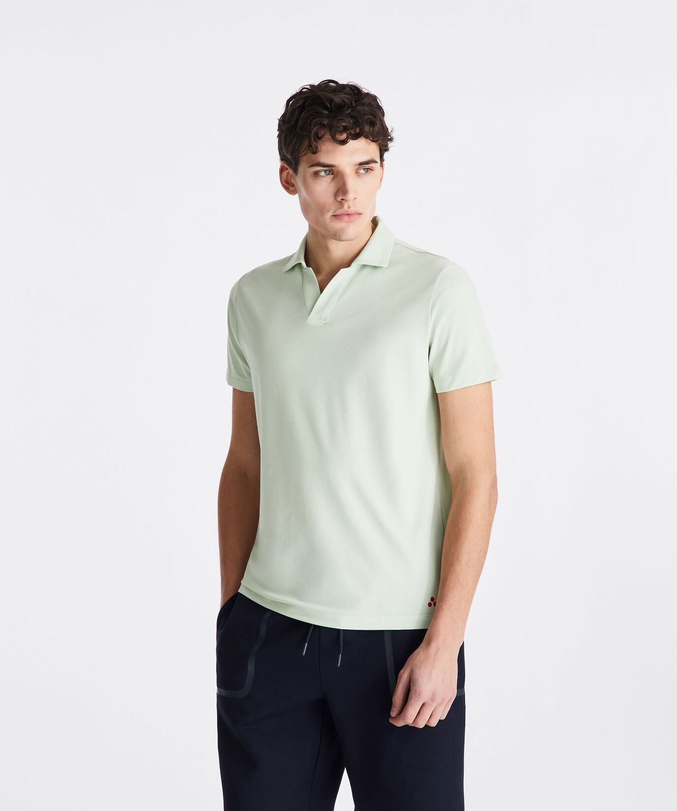 Cotton pique knit polo shirt  Peuterey - large image number 1