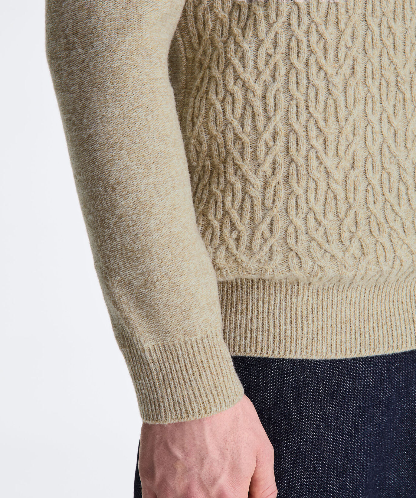 Moulin&egrave; Wool Cable Knit Sweater  Peuterey - large