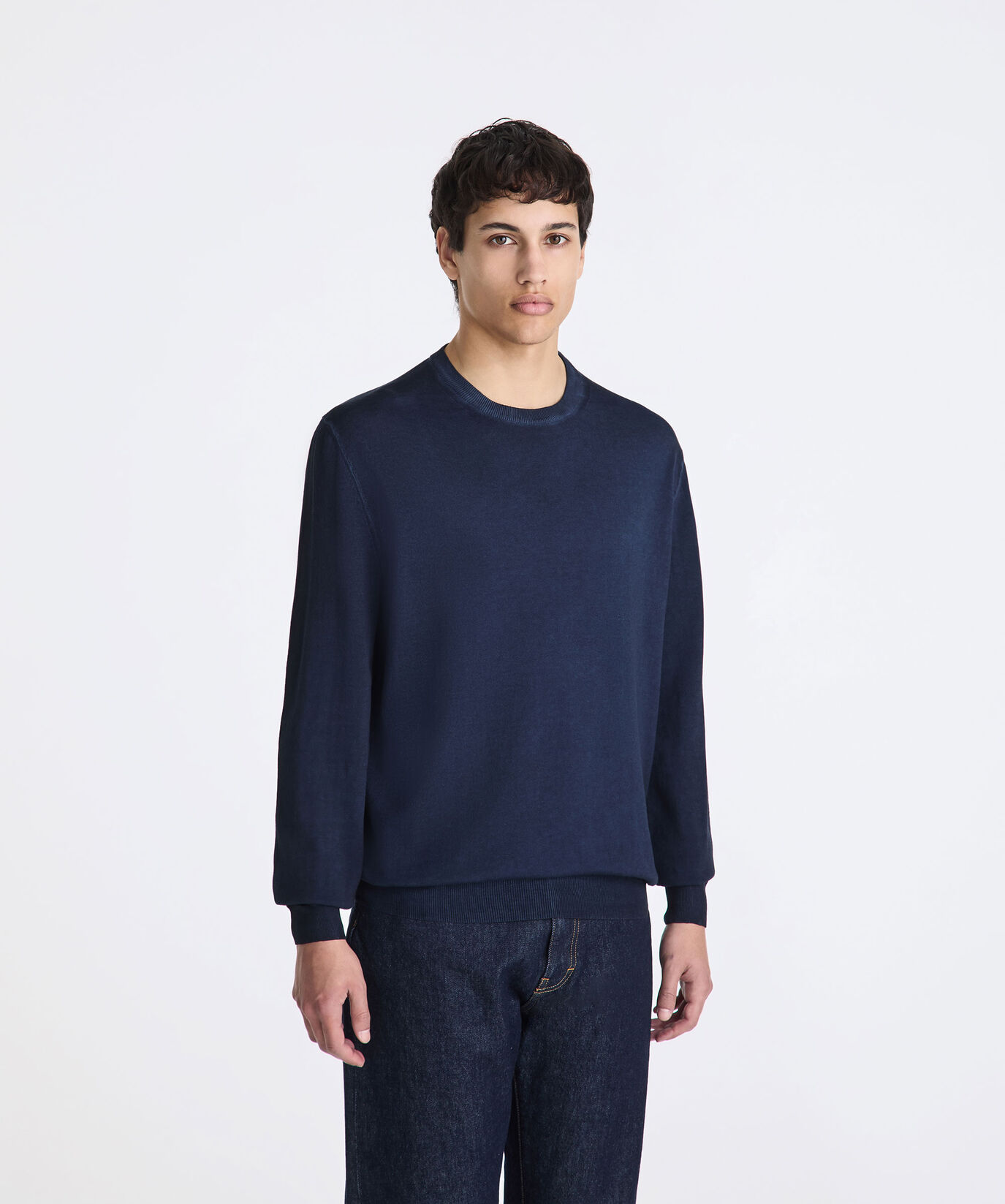 Garment-dyed cotton knit sweater  Peuterey - large image number 1