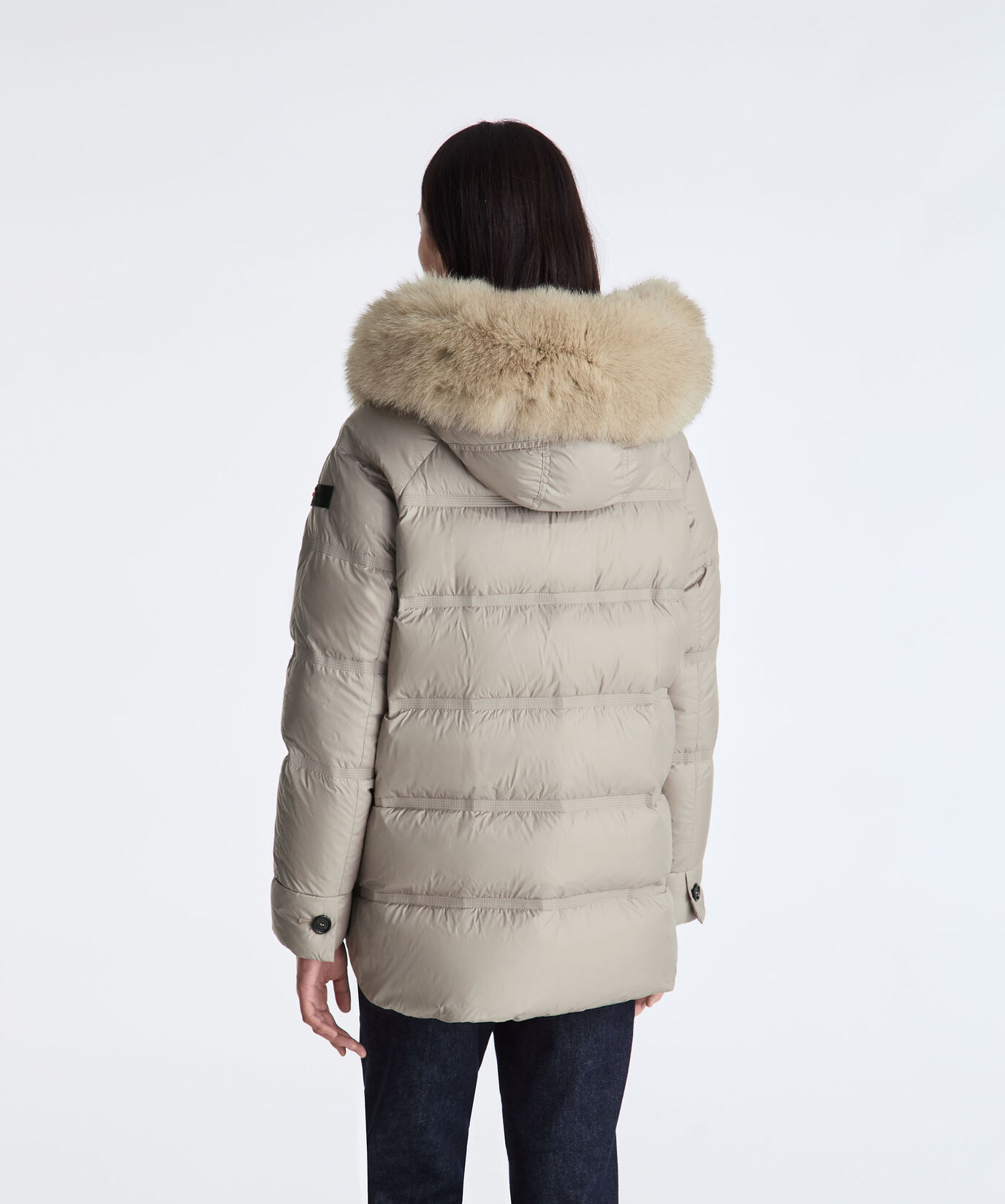 Puffer Jacket with Fur Edging  Peuterey - large image number 3