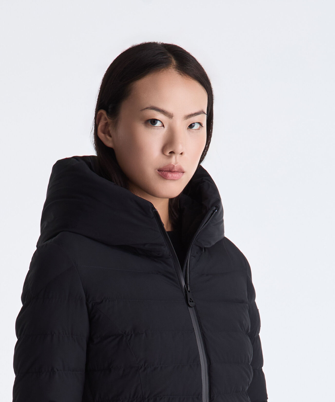 Narrow-Groove Hooded Down Jacket  Peuterey - large