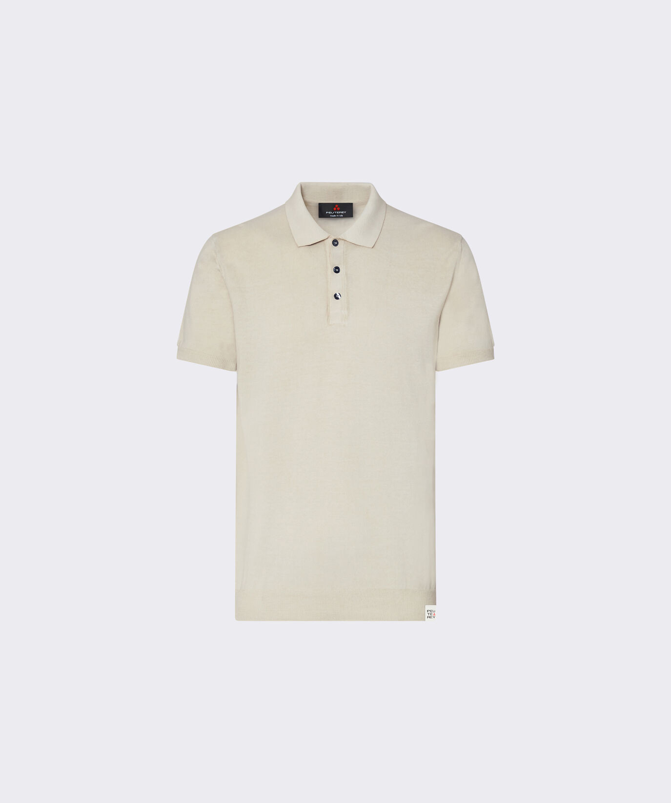 Polo in tricot di cotone crepe  Peuterey - large