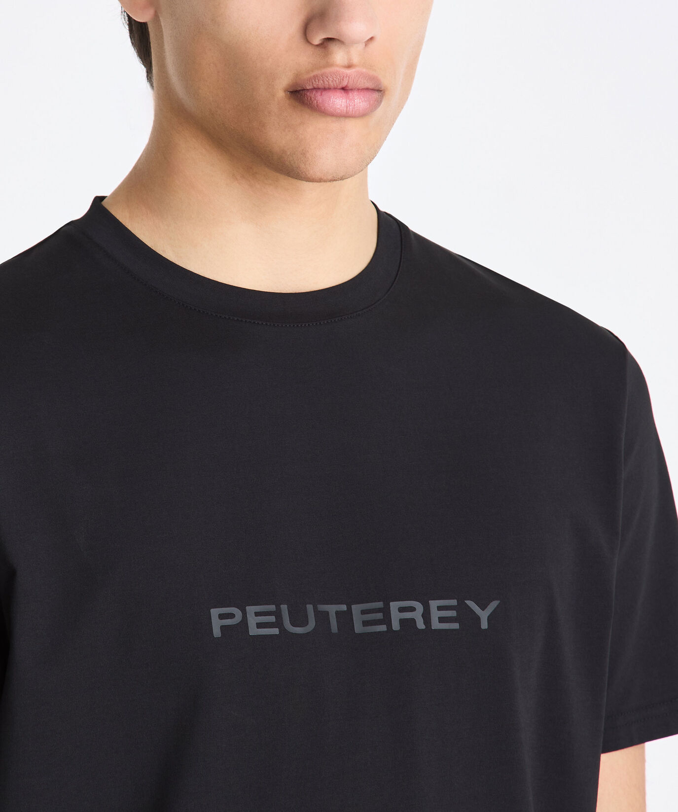 T-shirt avec lettrage thermocoll&eacute;  Peuterey - large