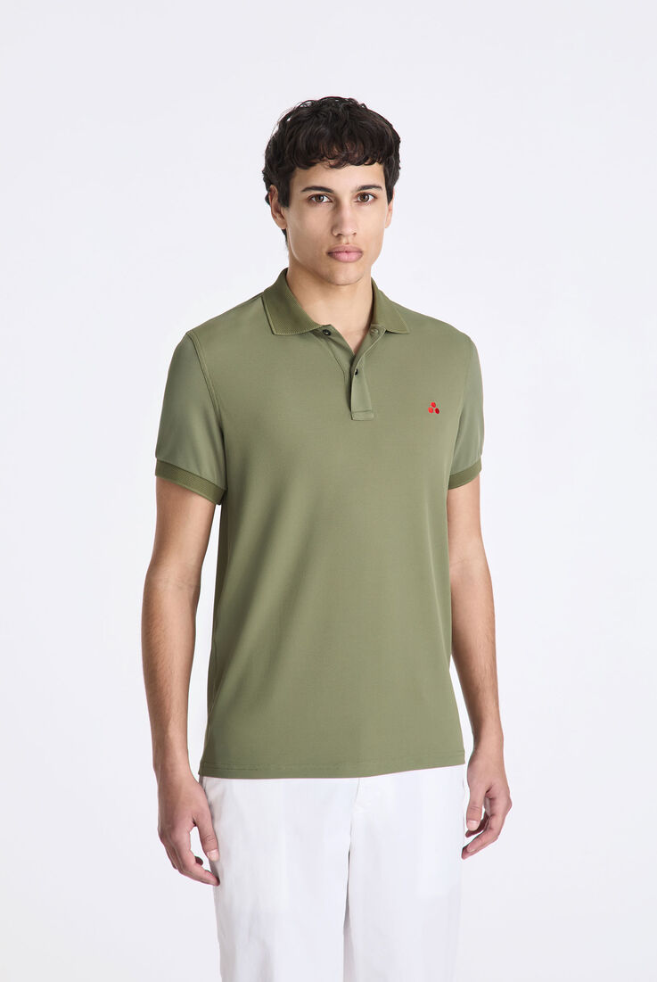 Polo in piqu&eacute; di nylon stretch  Peuterey - medium