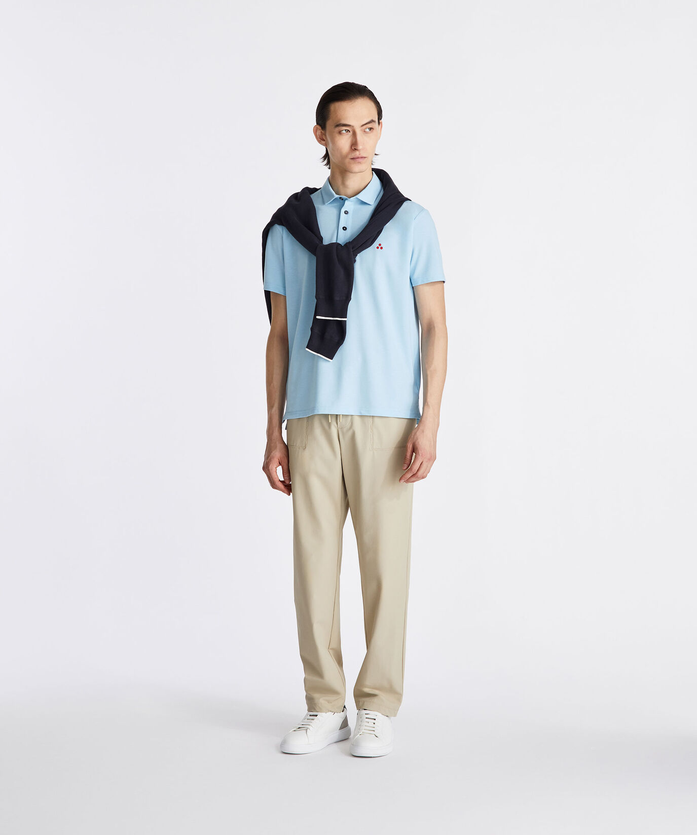 Stretch cotton pique polo shirt  Peuterey - large image number 0