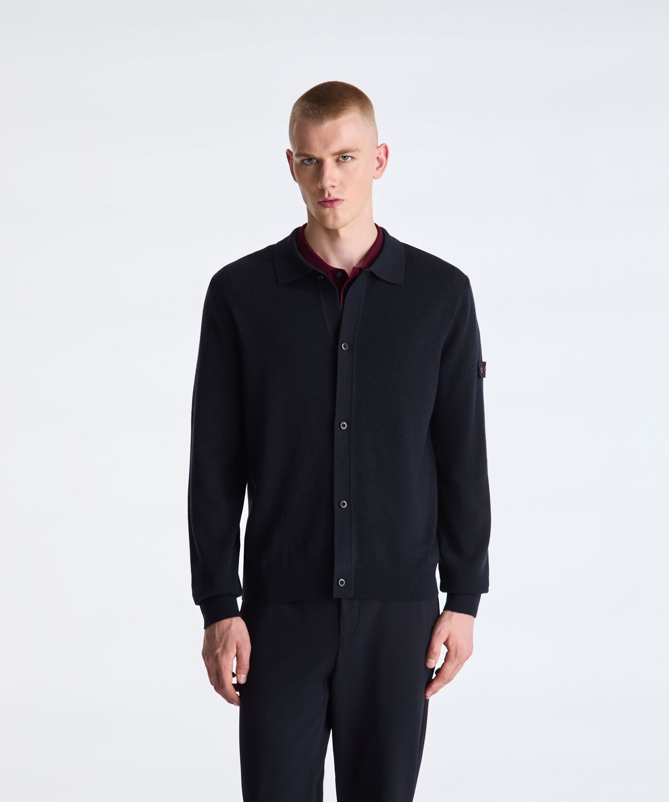 Strickjacke mit Kragen  Peuterey - large image number 1