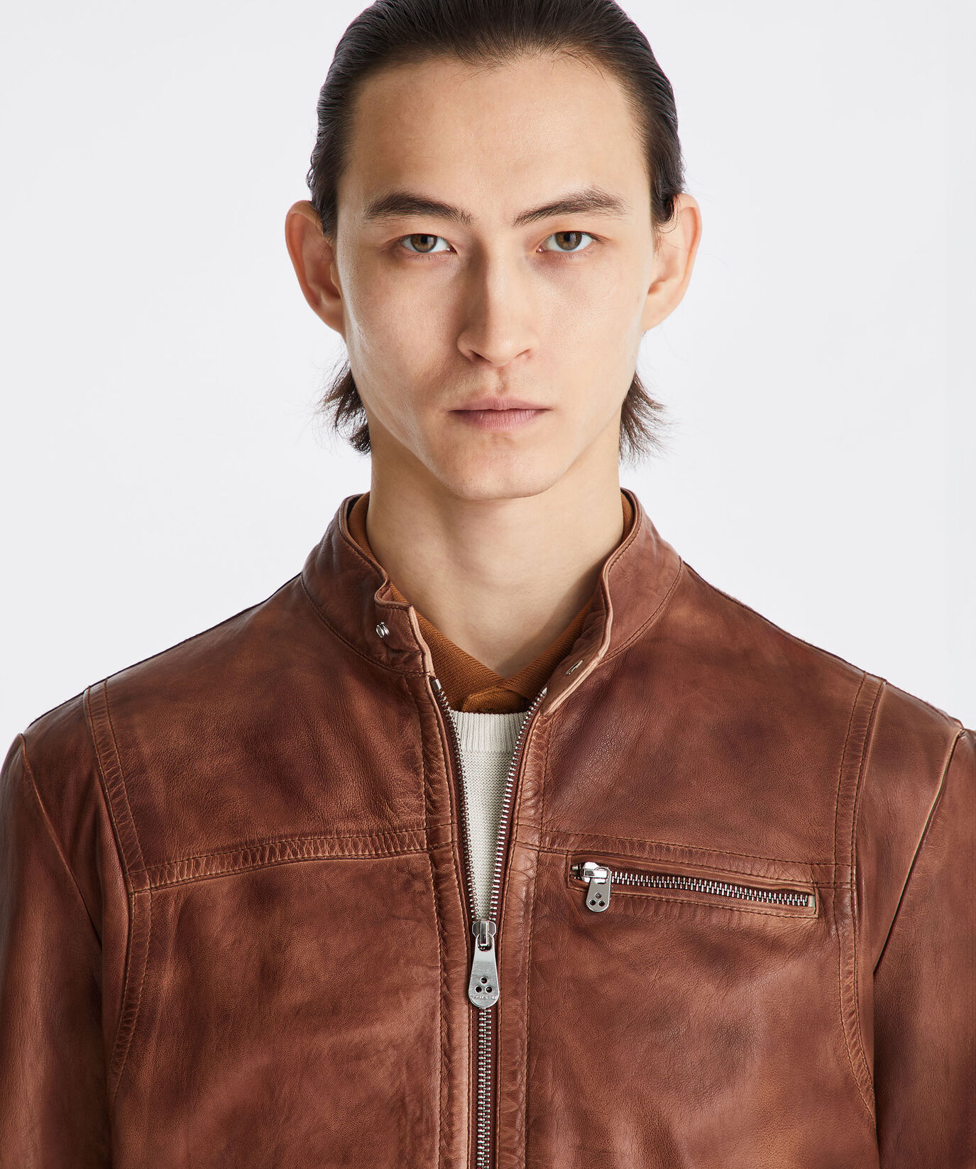 Soft leather biker jacket  Peuterey - large