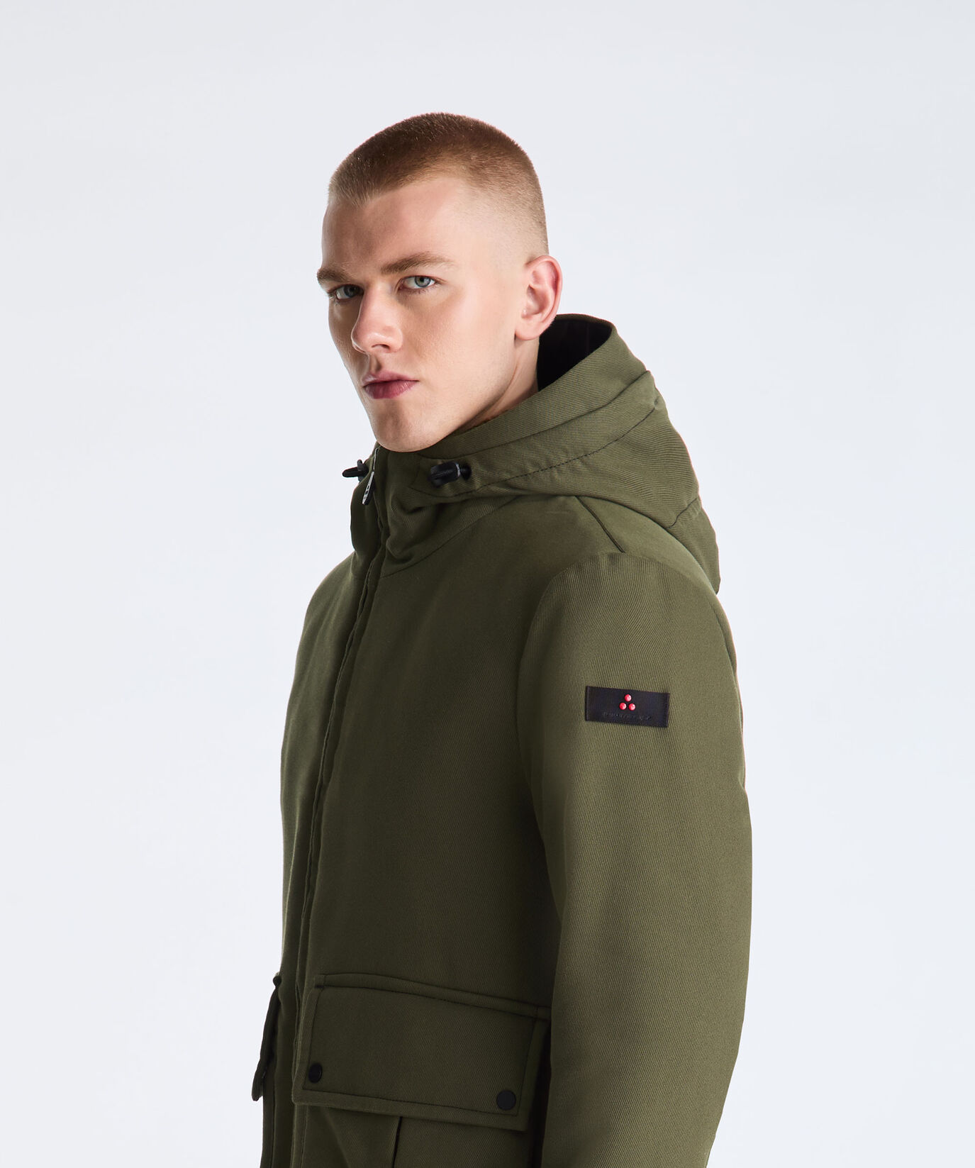 Jacke mit Kapuze aus Kunstfell  Peuterey - large