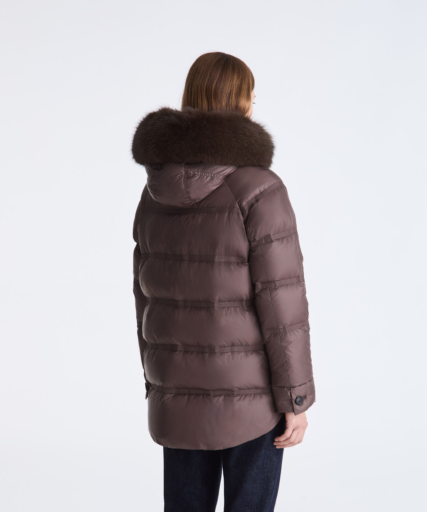 Puffer Jacket with Fur Edging  Peuterey - large