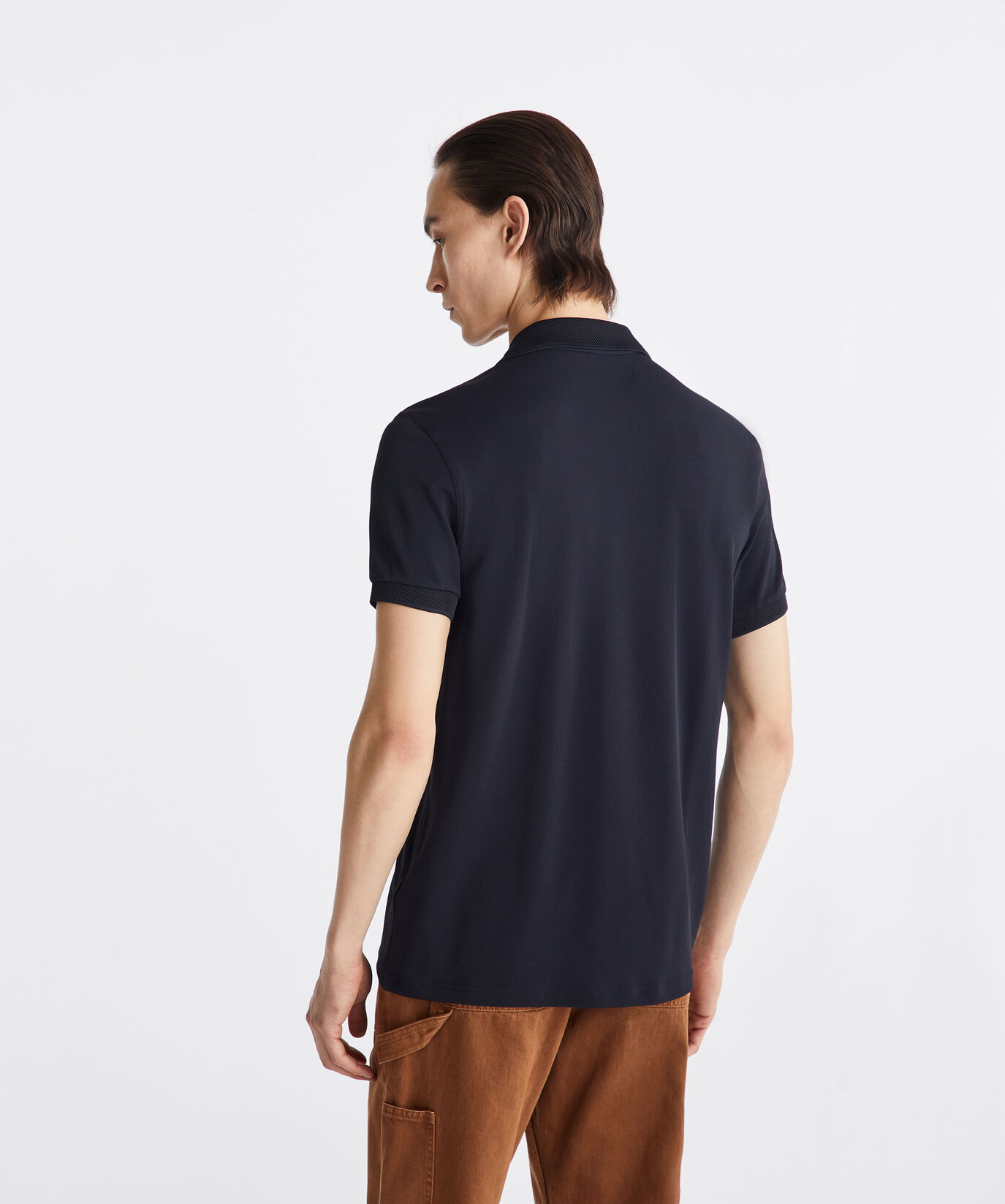 Stretch nylon pique polo shirt  Peuterey - large