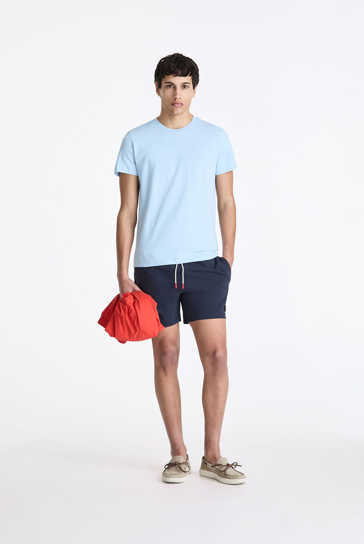 Stretch cotton T-shirt with printed logo  Peuterey - medium