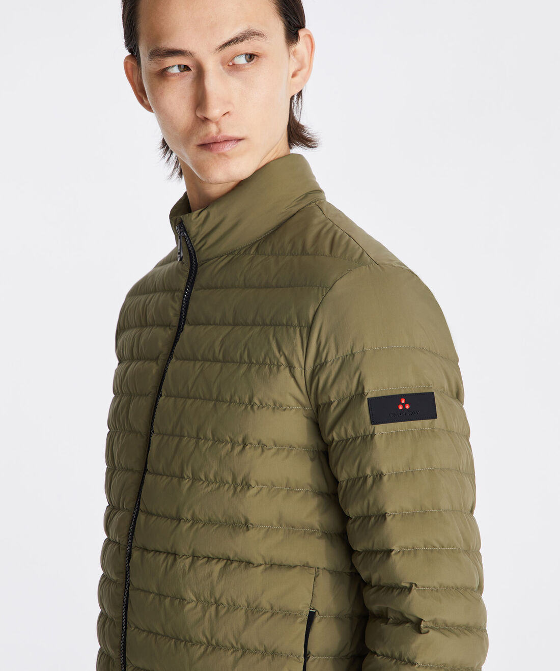 Green Ultra-lightweight and water-repellent down jacket for Men