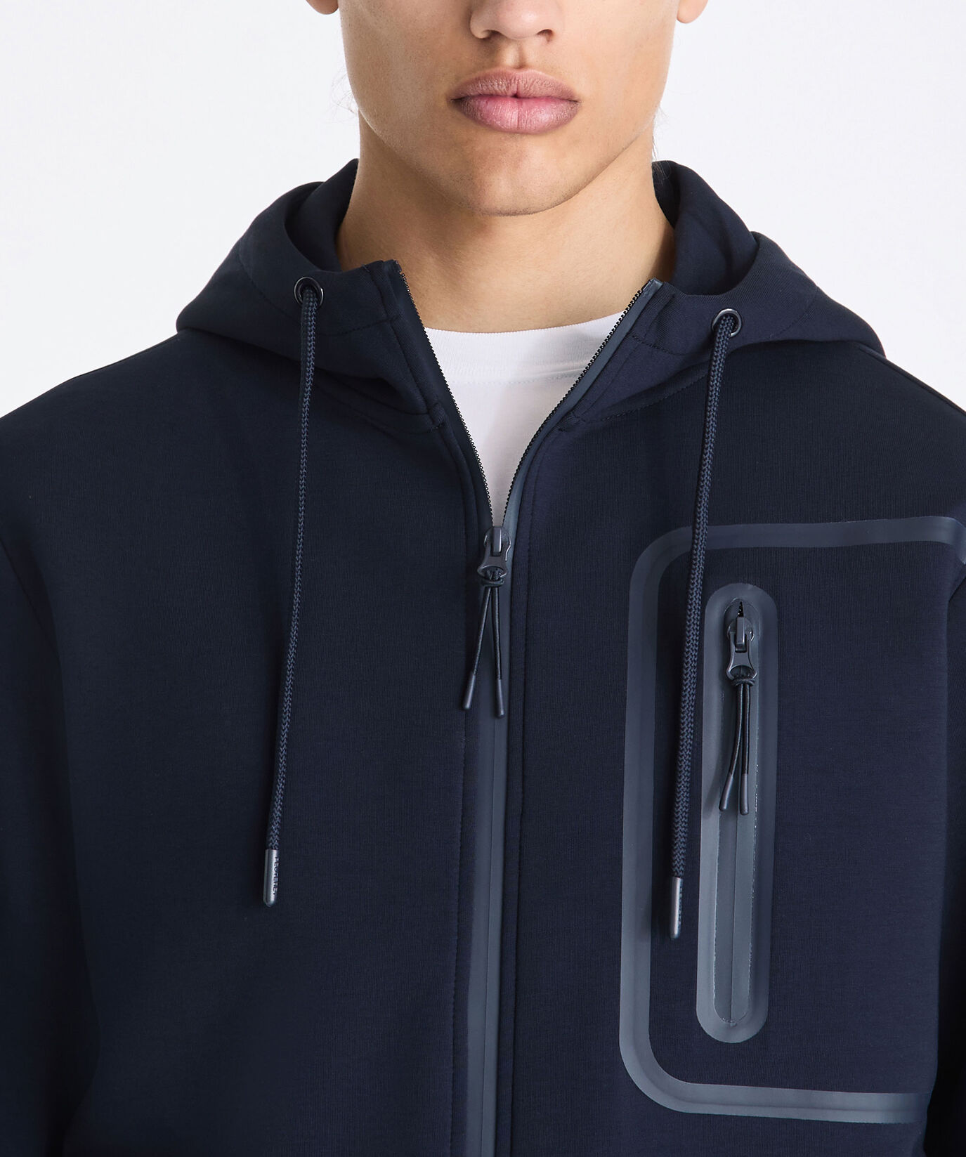 Felpa con cappuccio e taschino sul petto  Peuterey - large