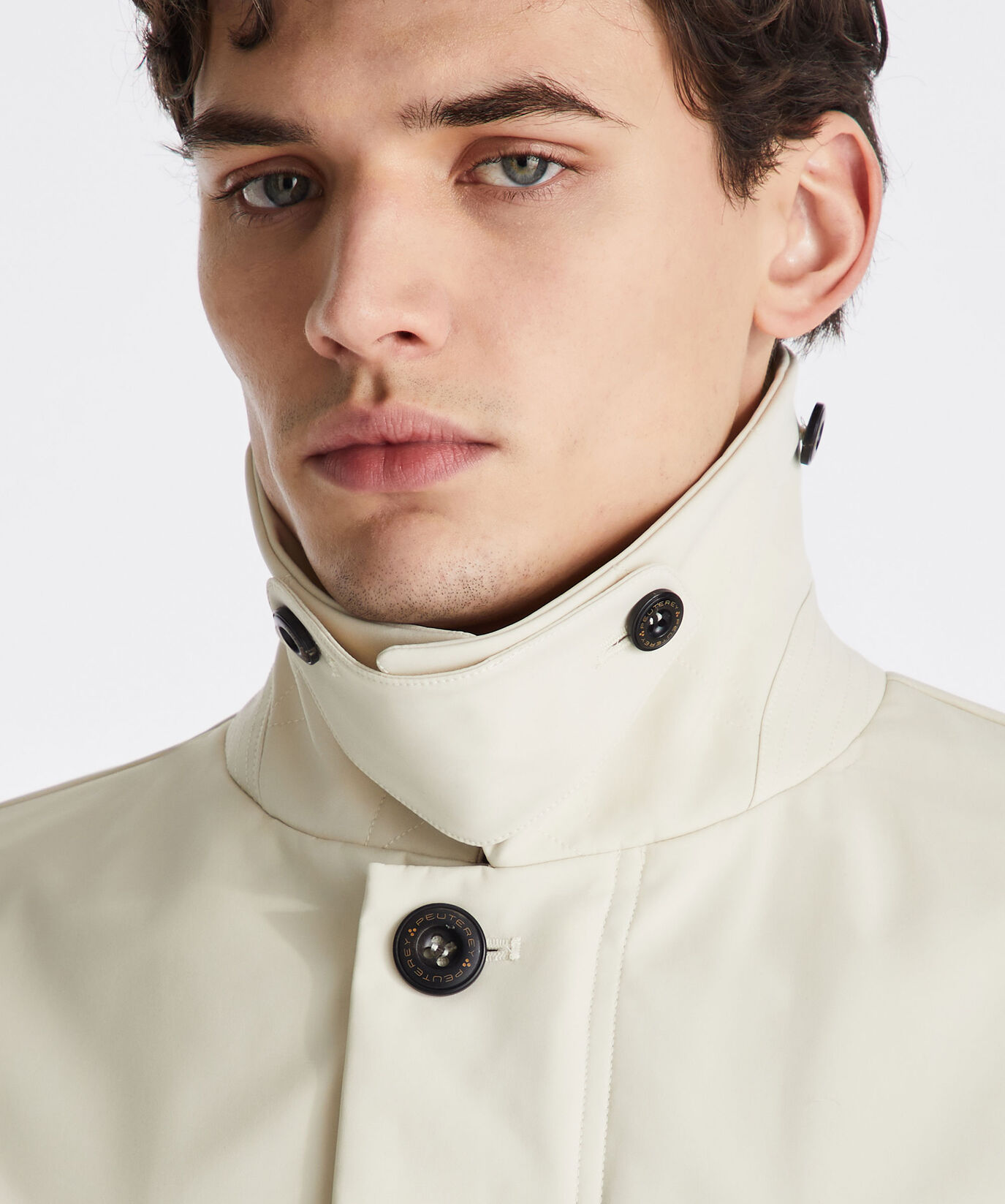 Matt poplin technical trench coat  Peuterey - large