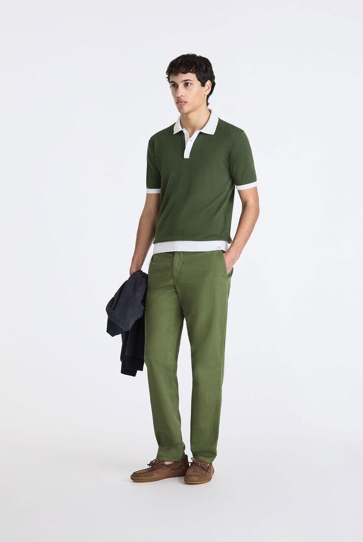 Poloshirt aus Baumwolltrikot mit kontrastfarbenen Details  Peuterey - medium