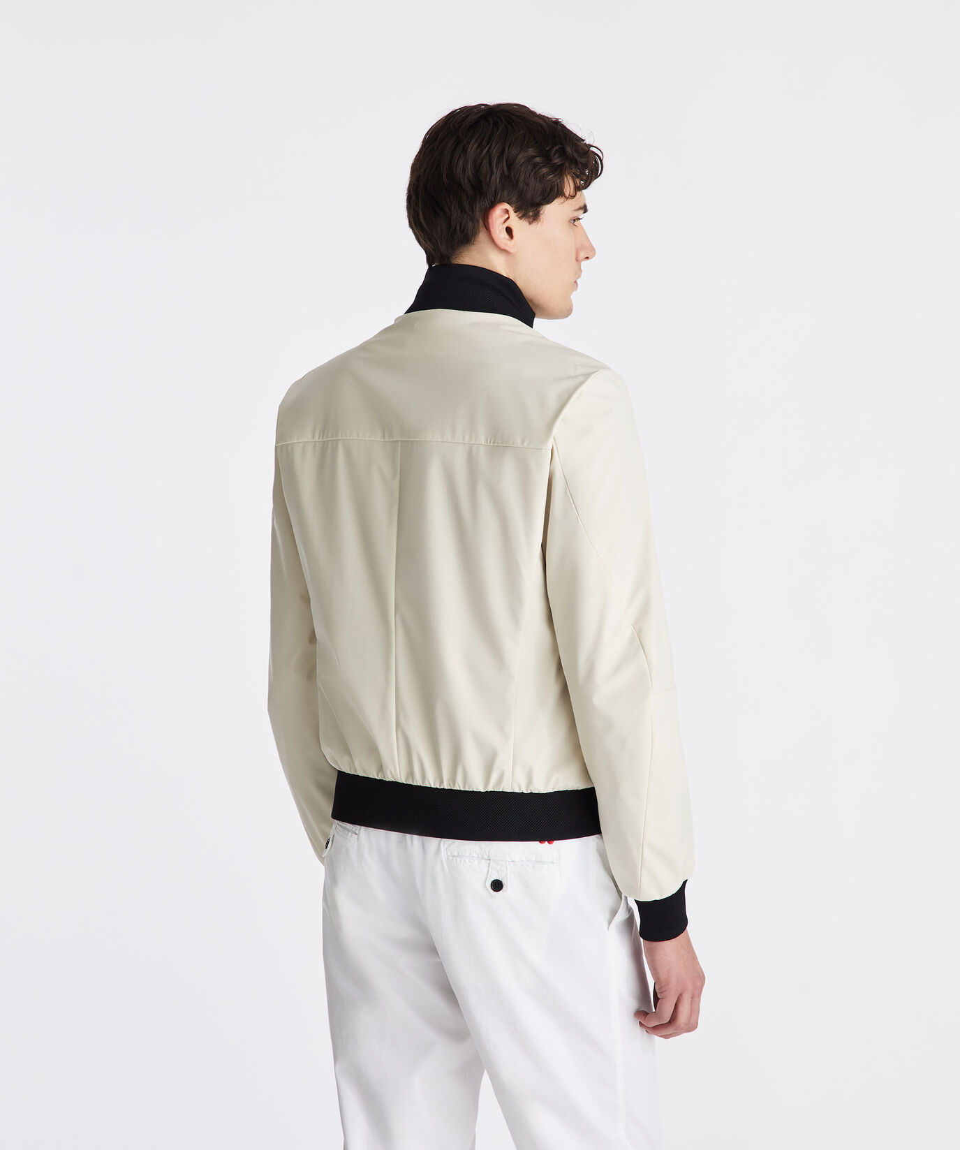 Stretch bomber jacket with contrasting details  Peuterey - large