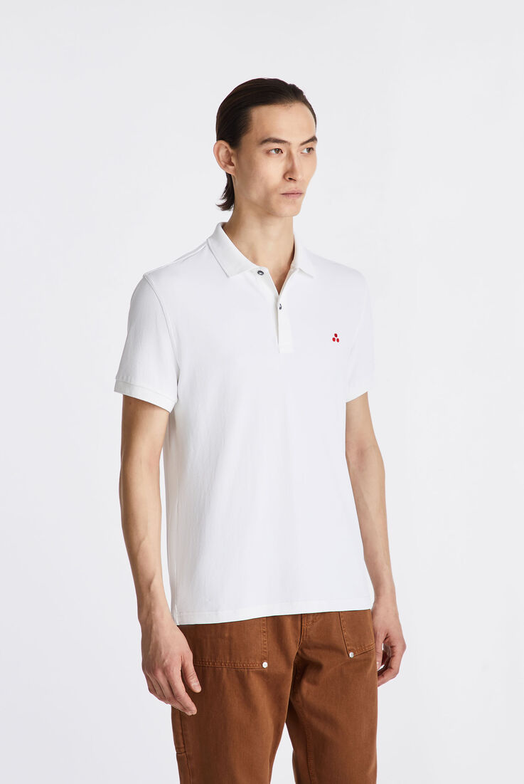 Polo en piqu&eacute; stretch de nylon  Peuterey - medium