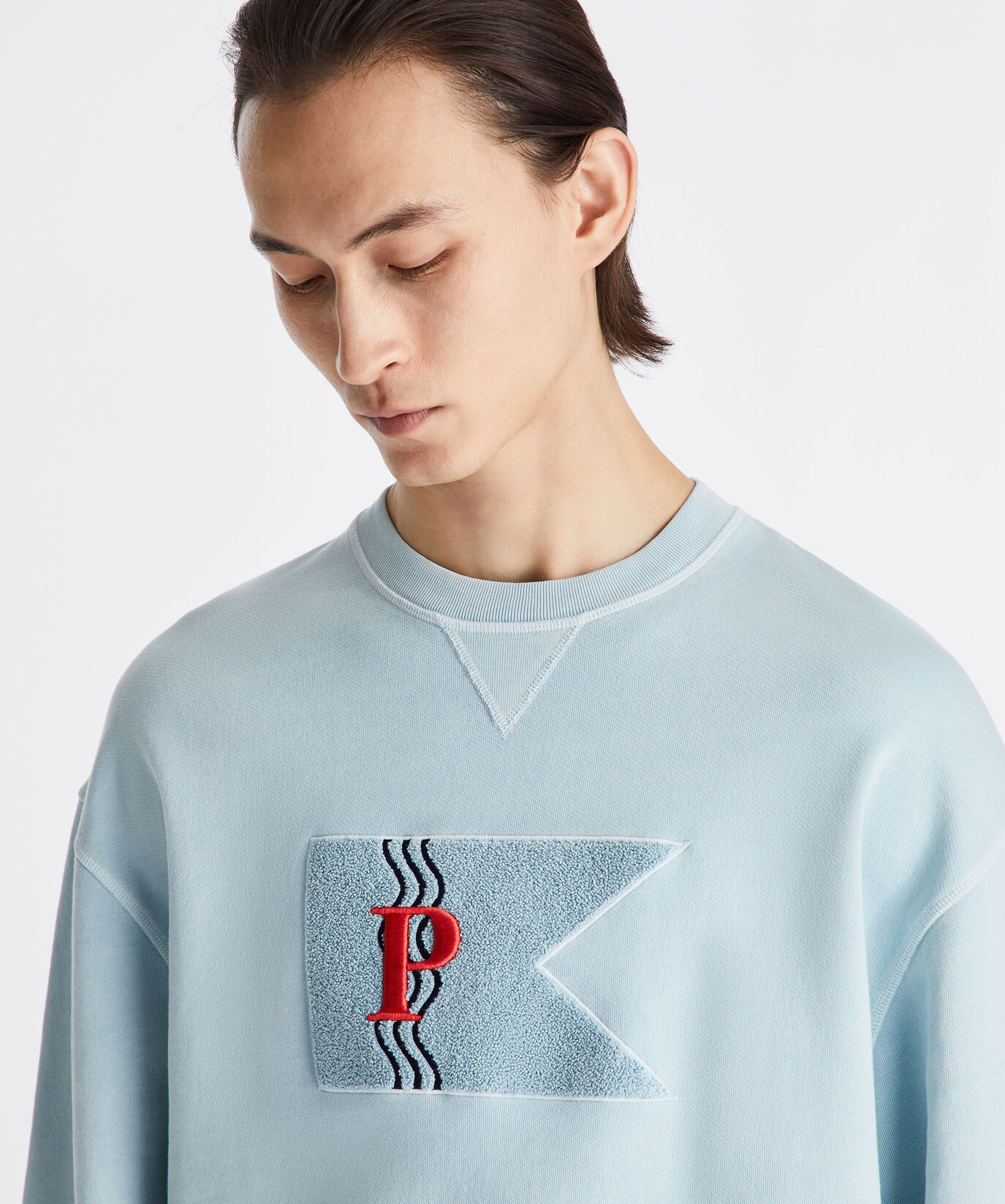 Sweat-shirt avec broderie sur la poitrine  Peuterey - large