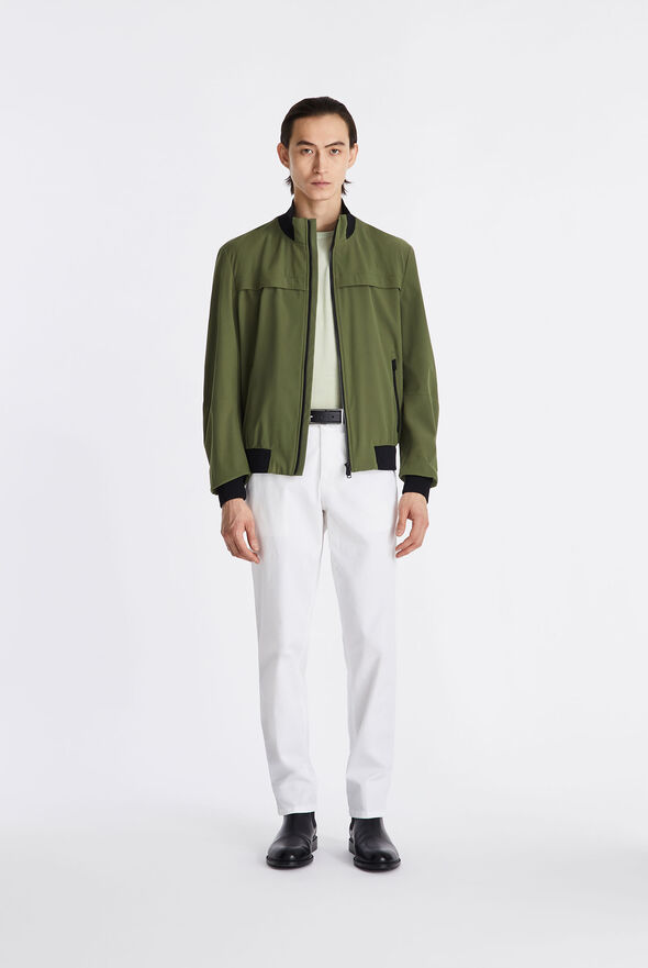 Stretch bomber jacket with contrasting details  Peuterey - medium