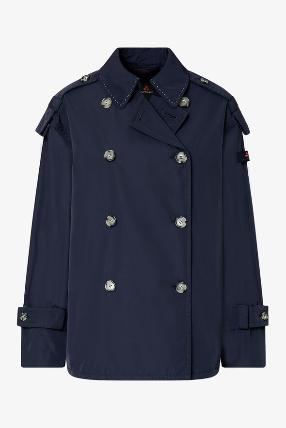 Gabardina corta de doble botonadura  Peuterey - still-fondo-neutro