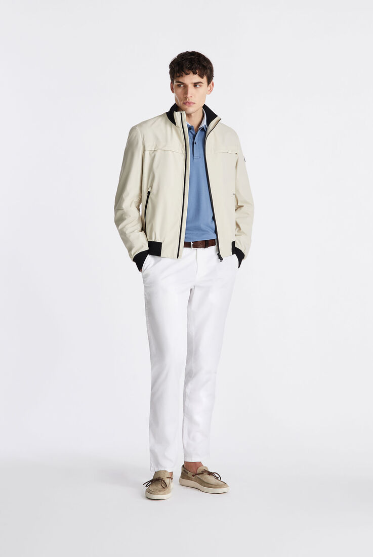 Stretch bomber jacket with contrasting details  Peuterey - medium