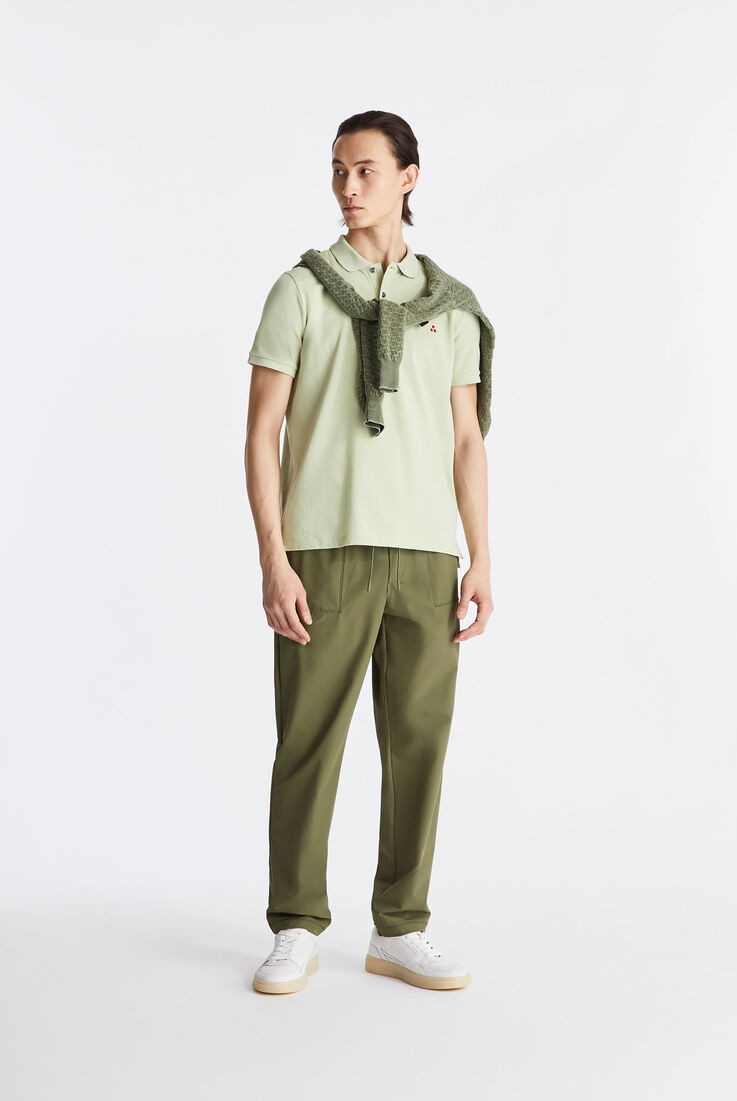 Cotton pique polo shirt with embroidered logo  Peuterey - medium