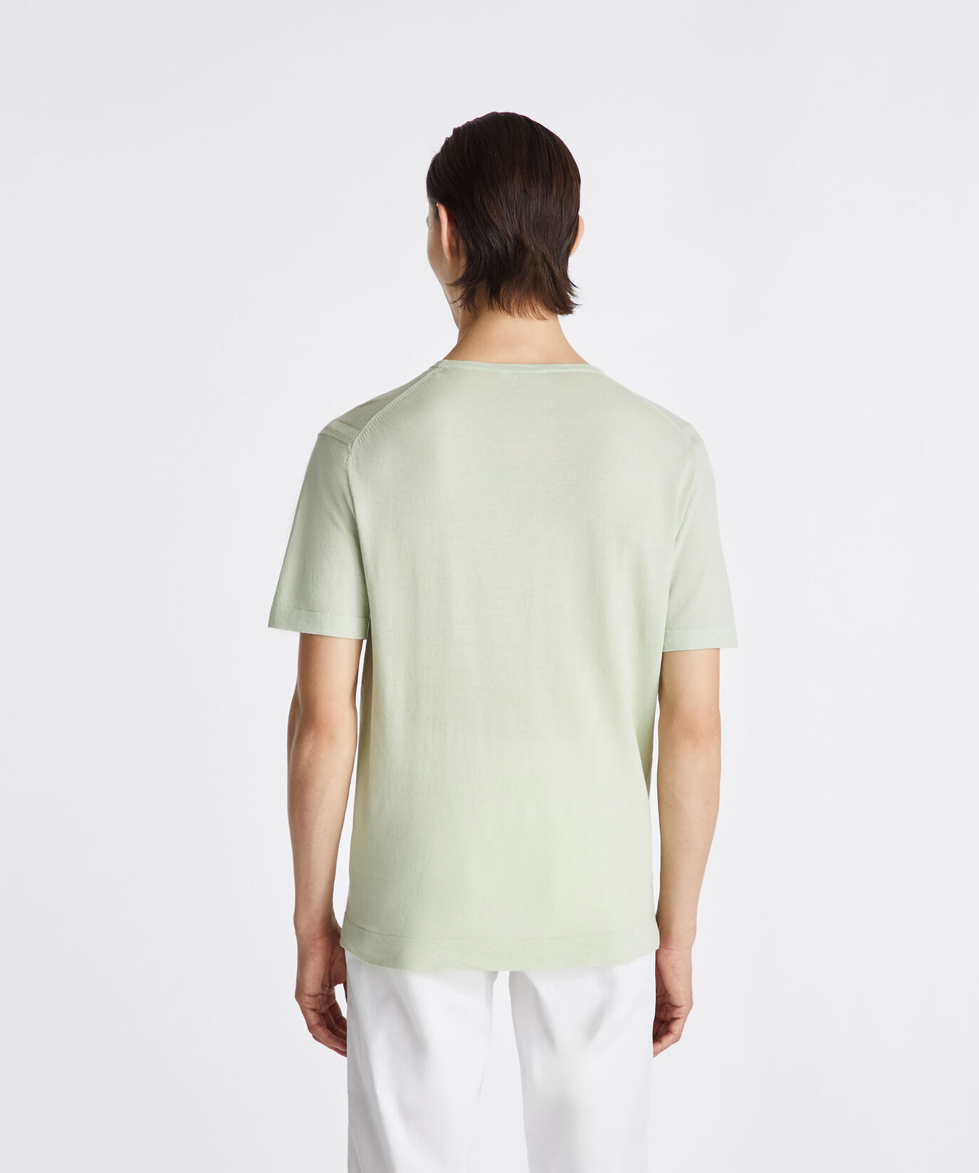 T-Shirt aus st&uuml;ckgef&auml;rbtem Baumwolltrikot  Peuterey - large