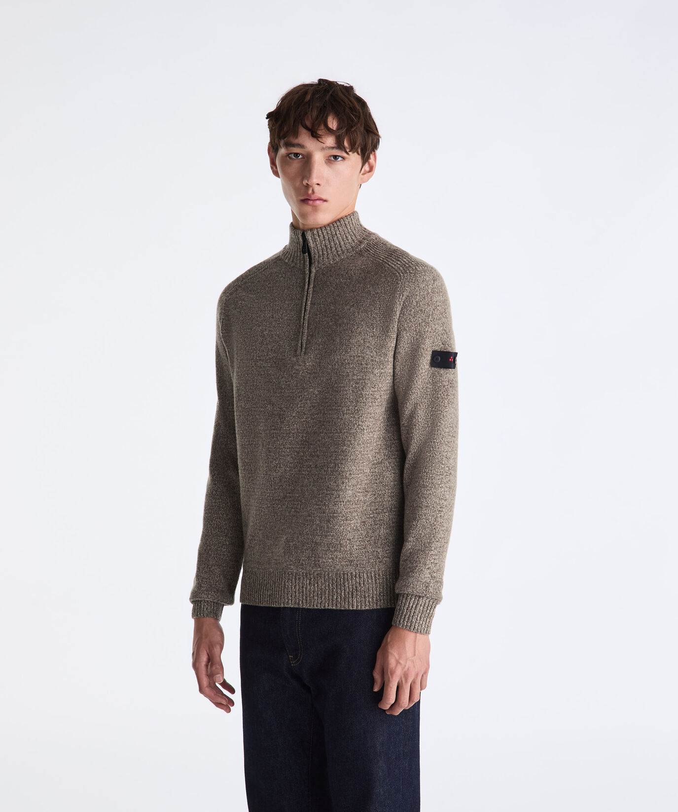 Moulin&eacute; Wool Sweater with Half Zip  Peuterey - large image number 1