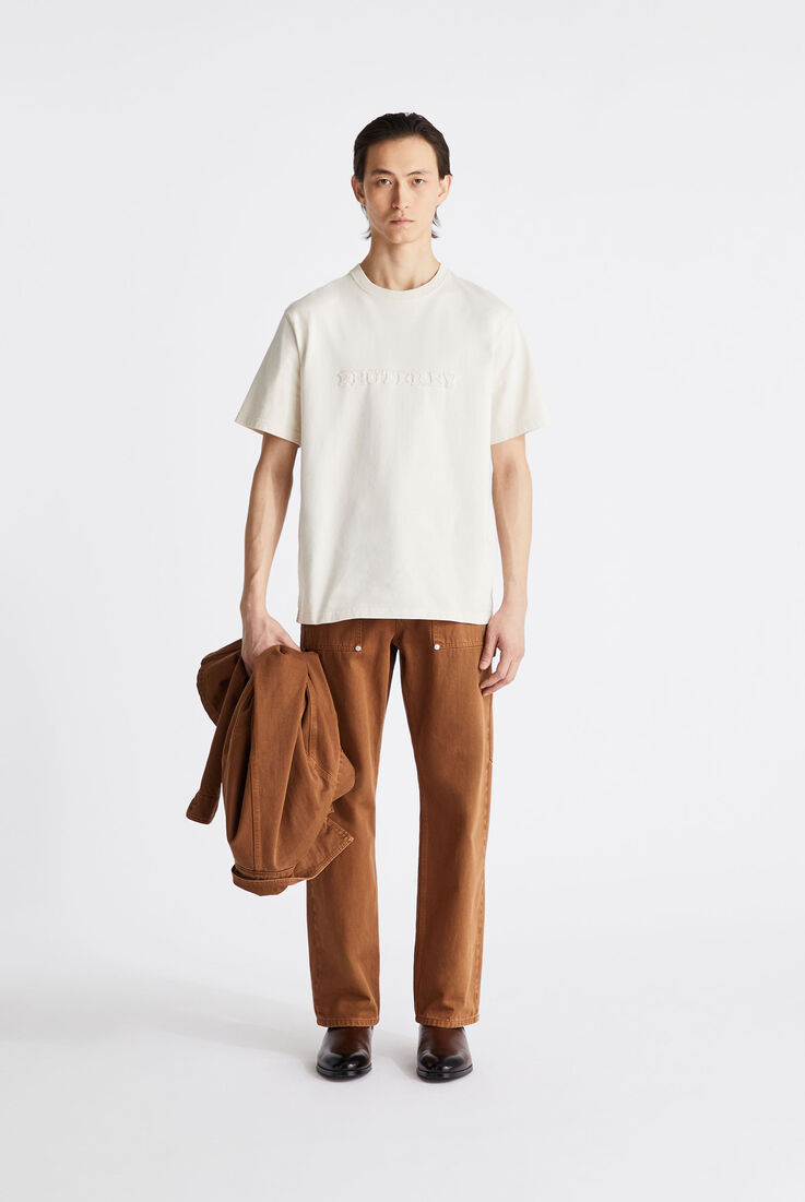 T-Shirt mit aufgesticktem Relief-Schriftzug  Peuterey - medium