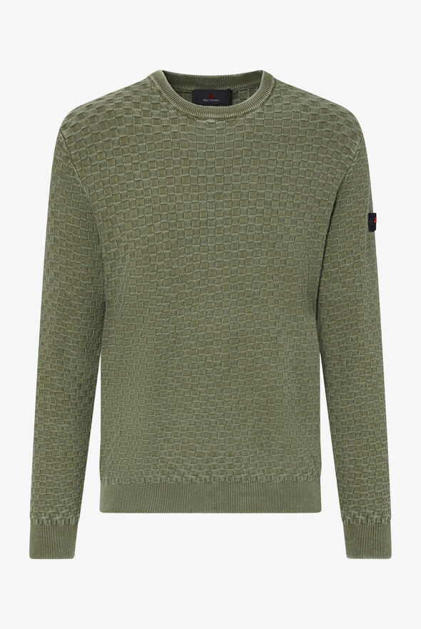 Pull avec construction g&eacute;om&eacute;trique  Peuterey - still-fondo-neutro