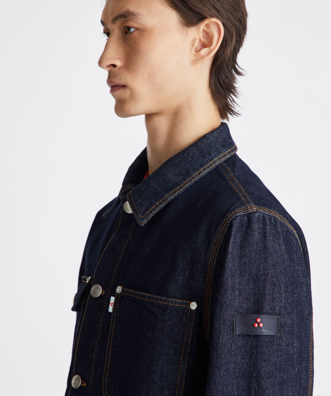 Veste workwear en serg&eacute; de coton  Peuterey - large