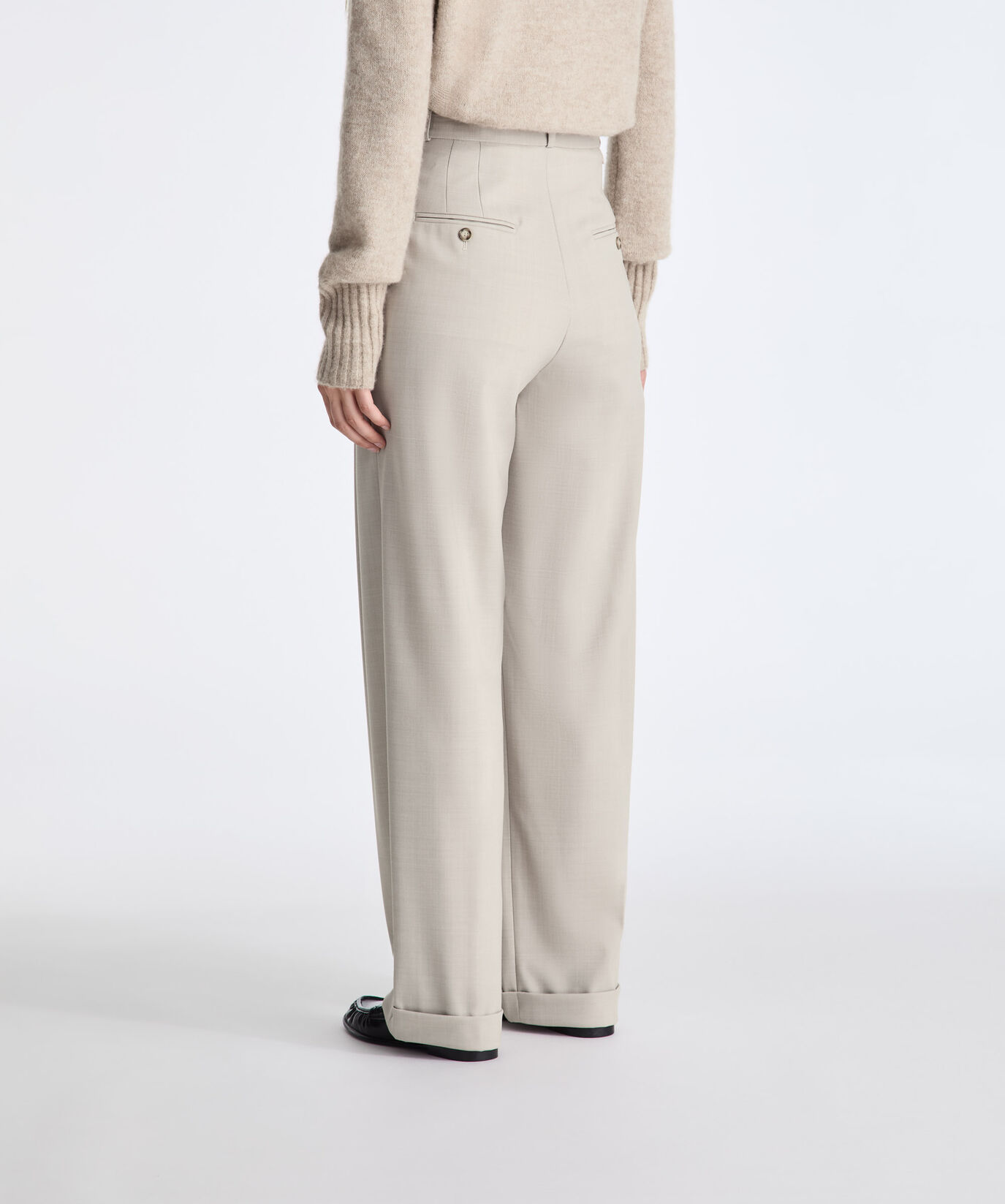 Worst Wool Blend Tailored Trousers  Peuterey - large image number 3