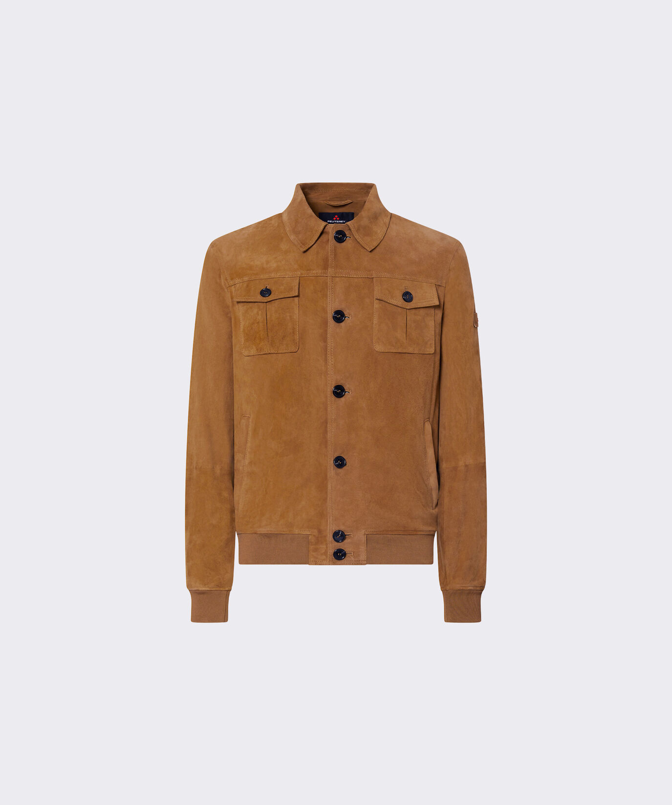 Suede jacket with horn effect buttons  Peuterey - large image number 5