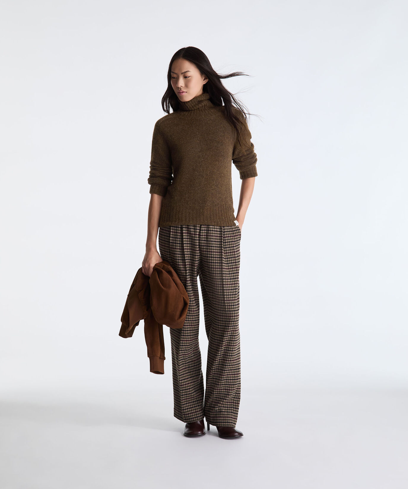 Maglia a collo alto in misto alpaca  Peuterey - large image number 0