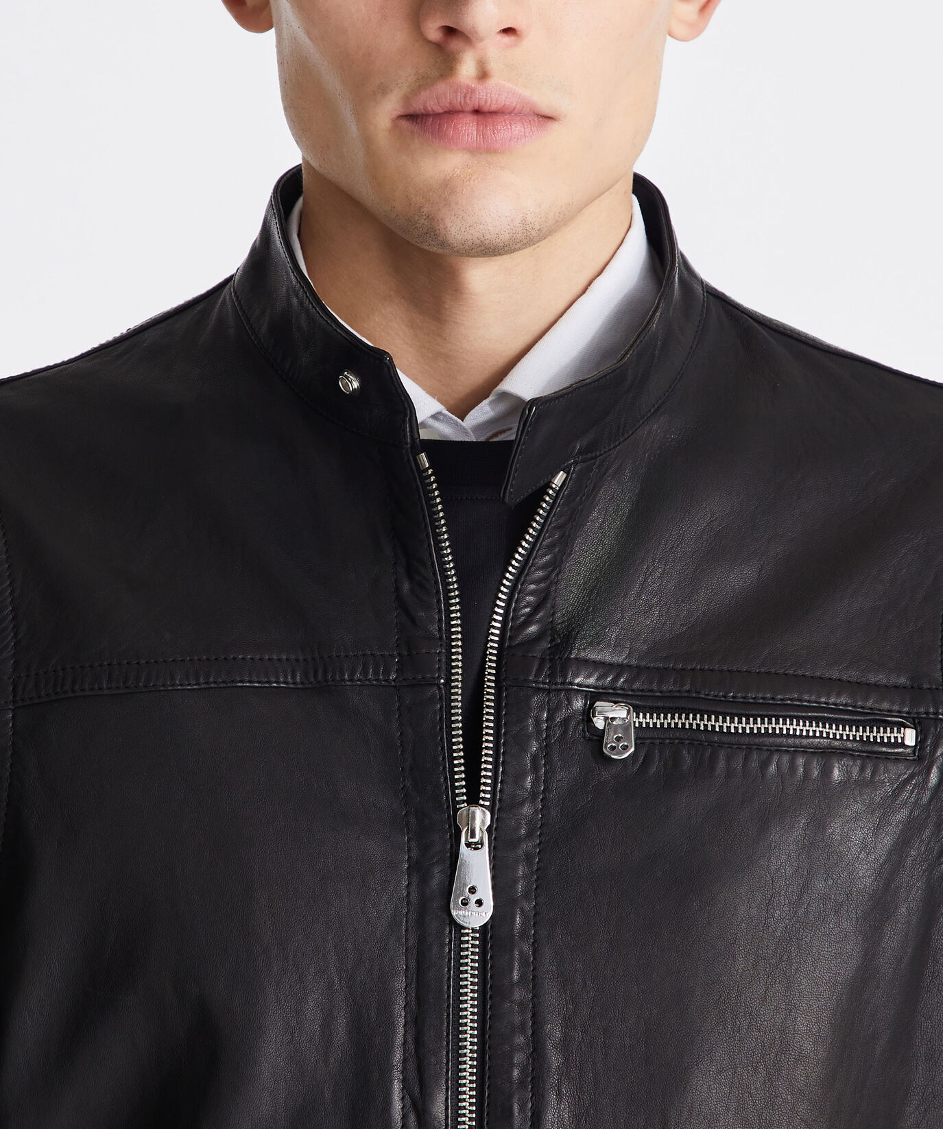 Soft leather biker jacket  Peuterey - large