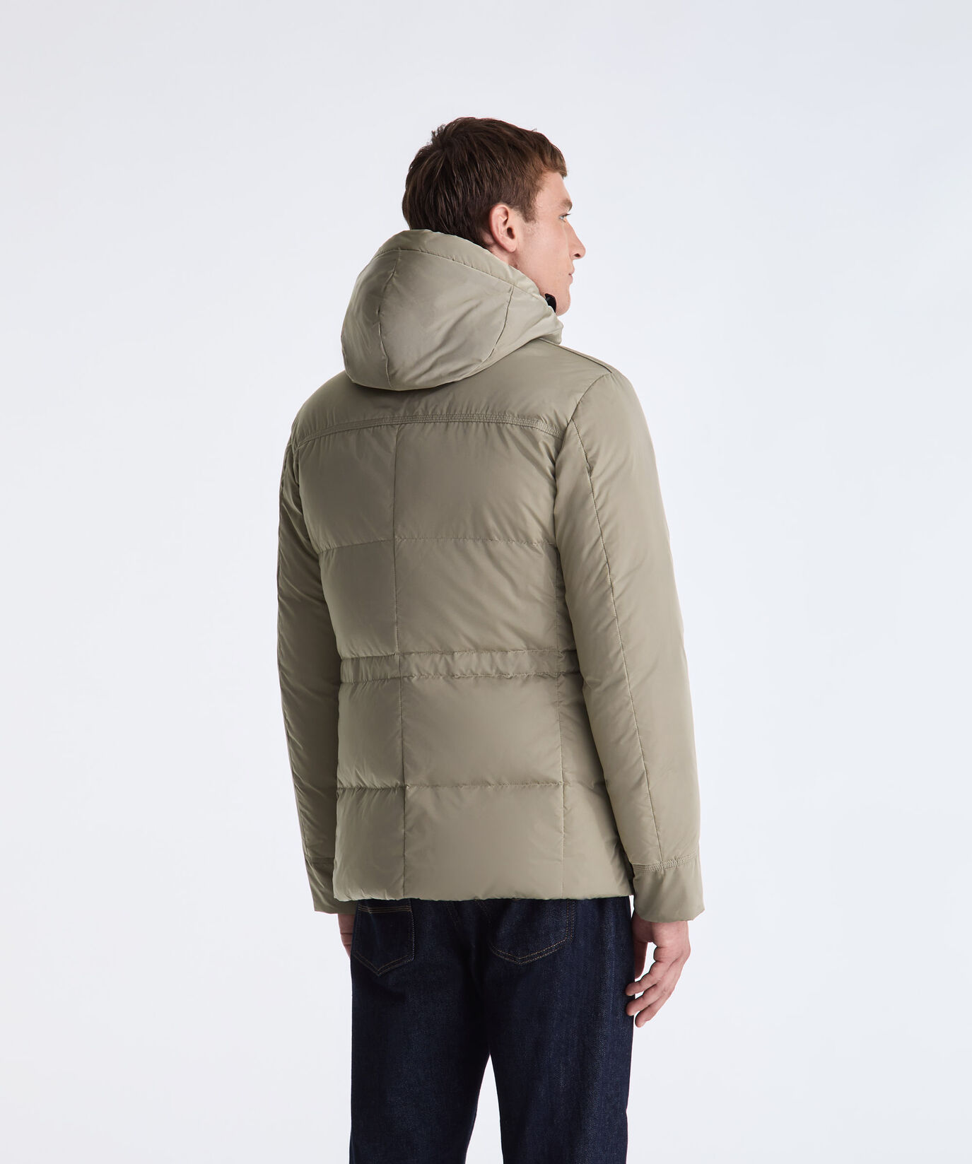 Taffeta Field Jacket with Fur Hood  Peuterey - large