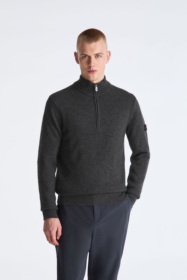 Pullover aus Yakwolle mit halbem Rei&szlig;verschluss  Peuterey - medium