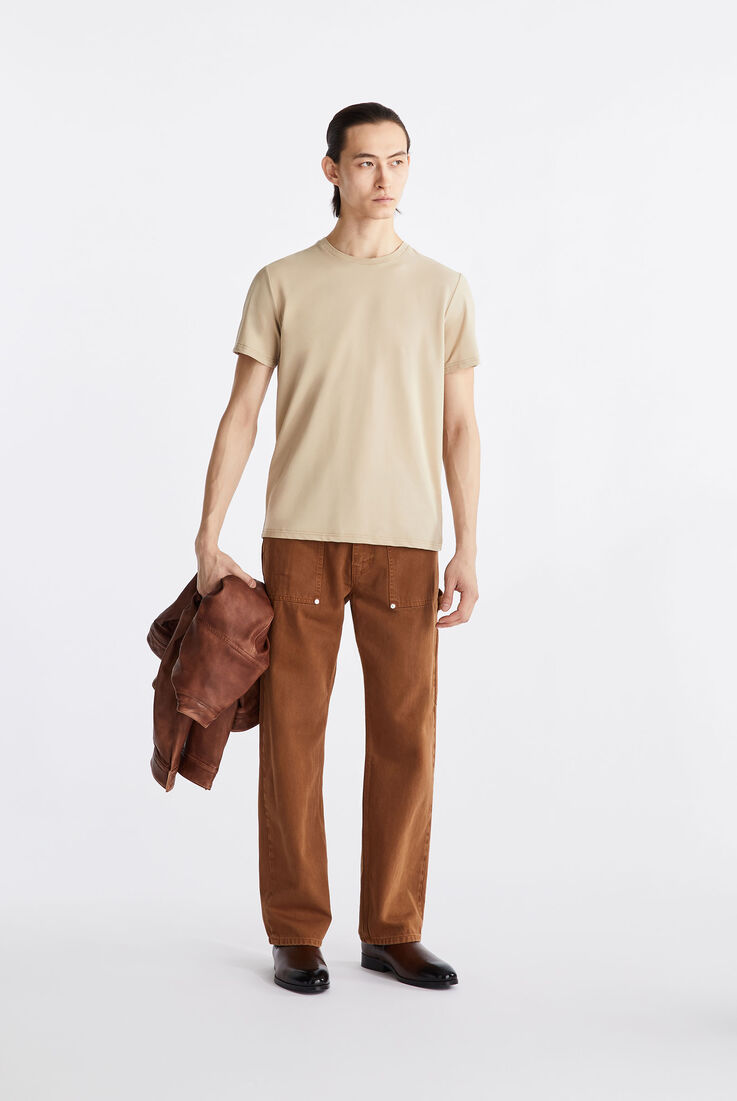 Stretch cotton and silk pique t-shirt  Peuterey - medium