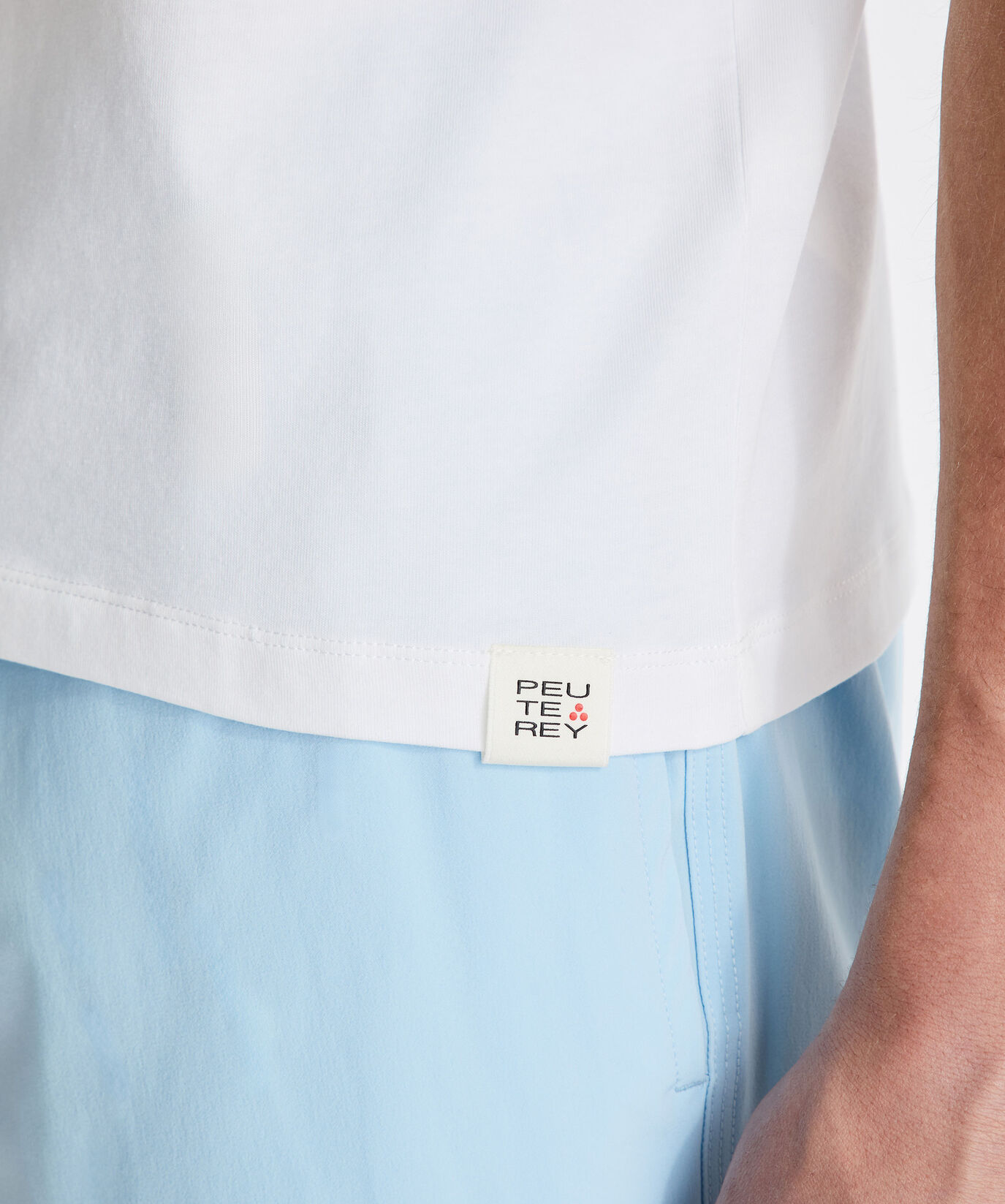 T-shirt en coton stretch et logo imprim&eacute;  Peuterey - large image number 2
