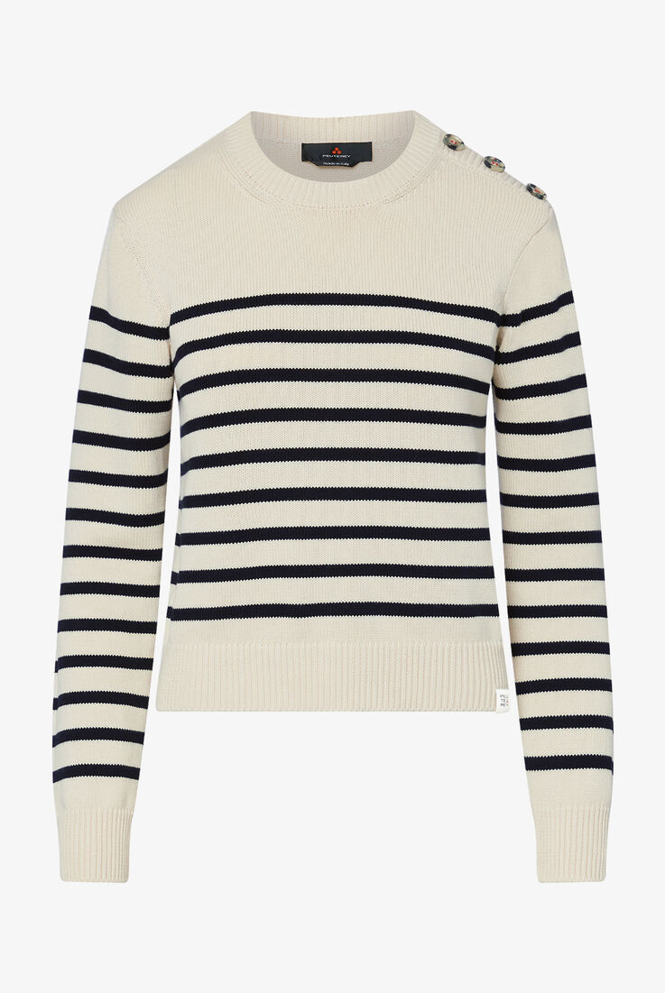 Striped cotton knit sweater  Peuterey - still-fondo-neutro