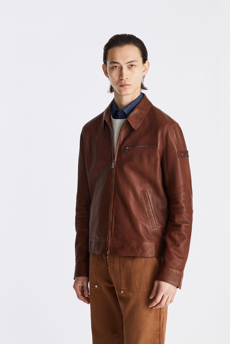 Veste en cuir avec col  Peuterey - medium