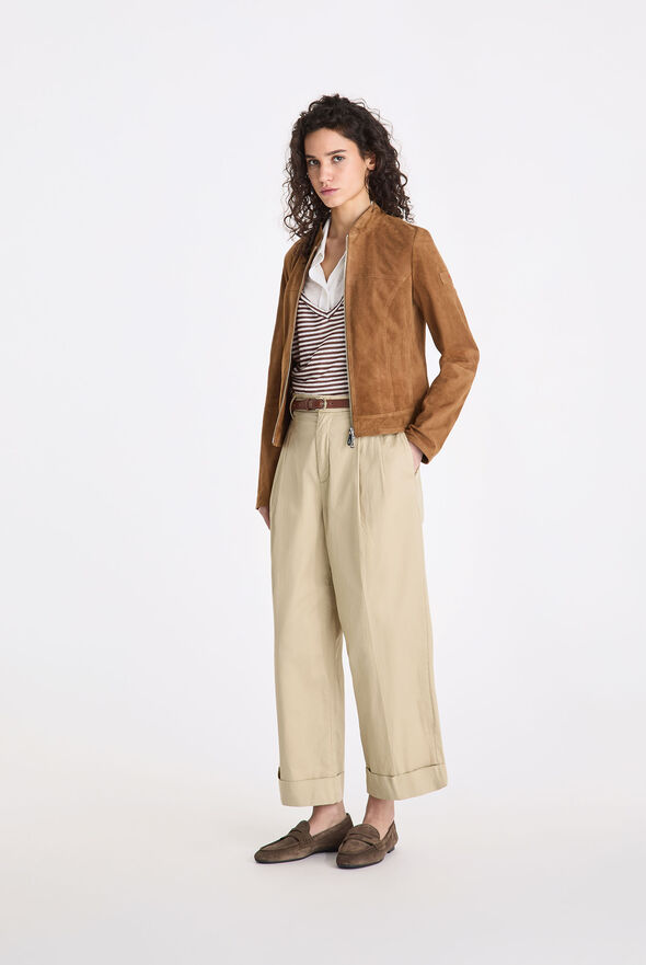 Suede leather biker jacket  Peuterey - medium