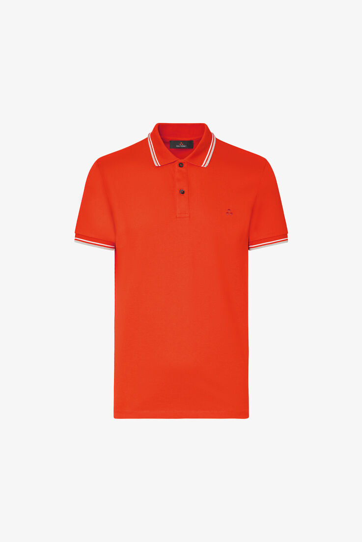 Polo de piqu&eacute; de algod&oacute;n el&aacute;stico  Peuterey - still-fondo-neutro