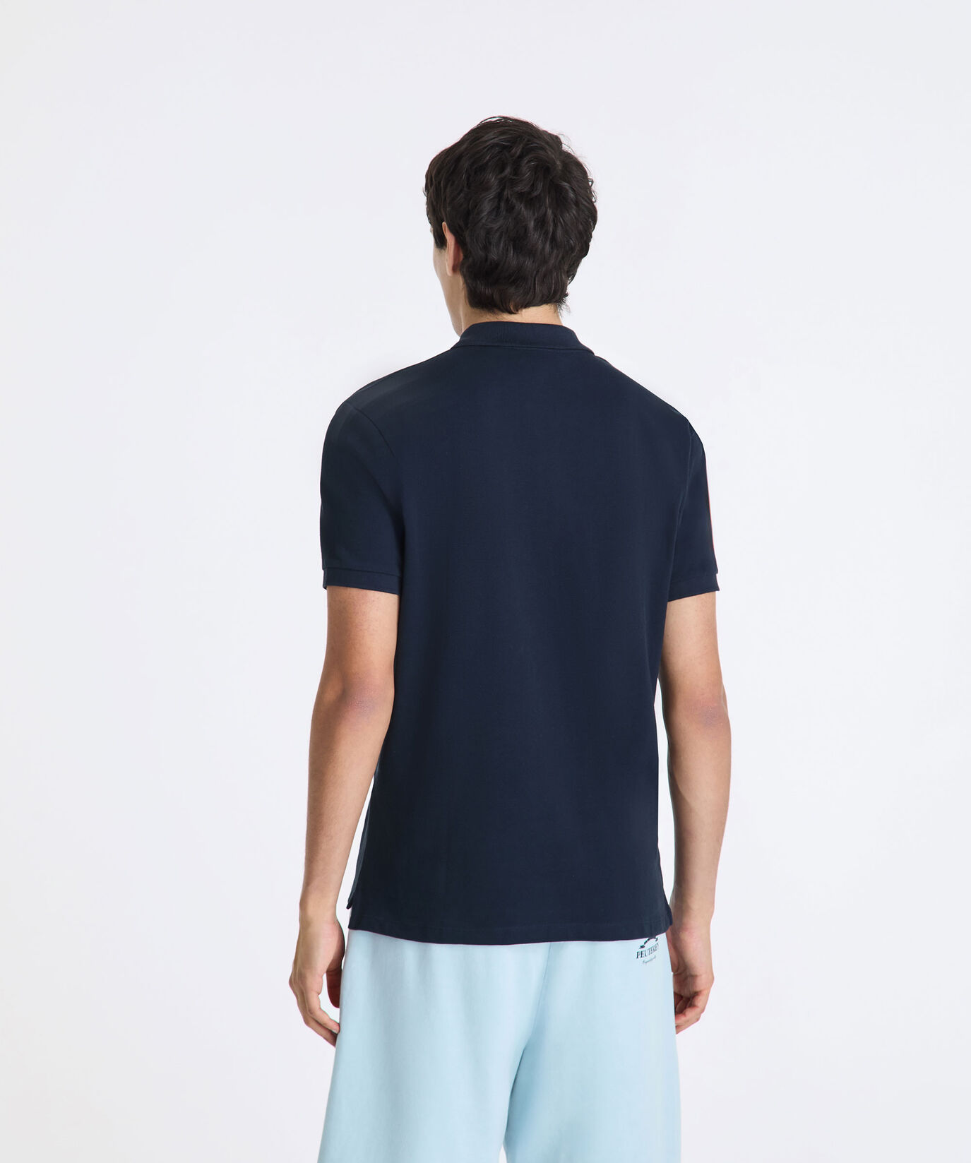 Cotton pique polo shirt with embroidered logo  Peuterey - large