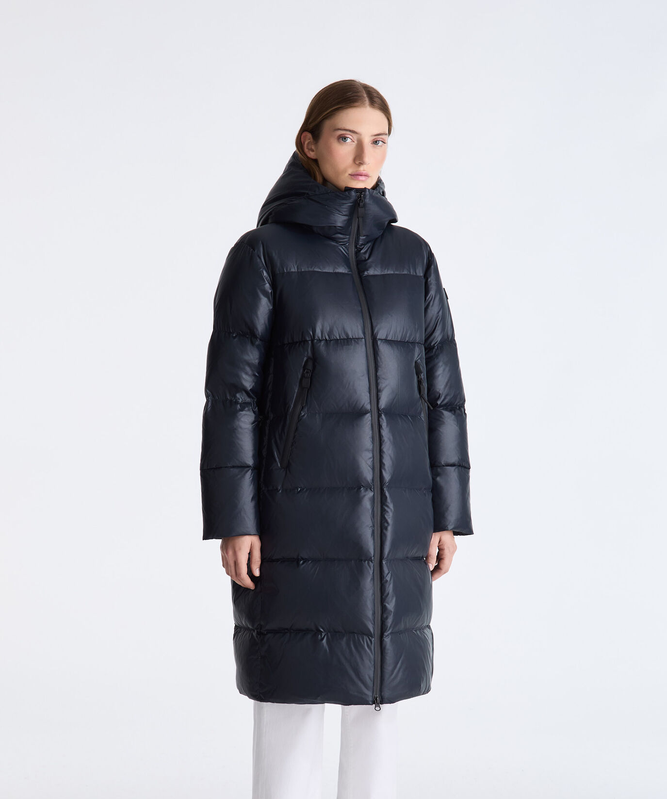 Long Shiny Nylon Down Jacket  Peuterey - large image number 1