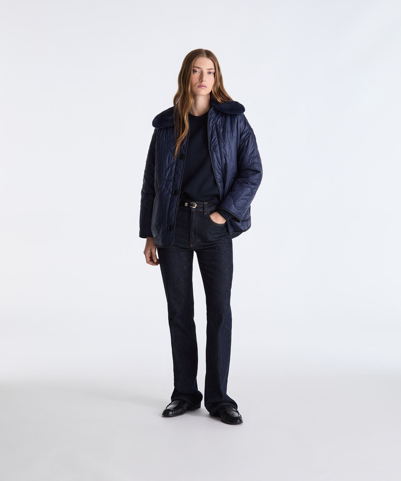 Reversible Jacket with Detachable Fur Collar  Peuterey - large image number 0