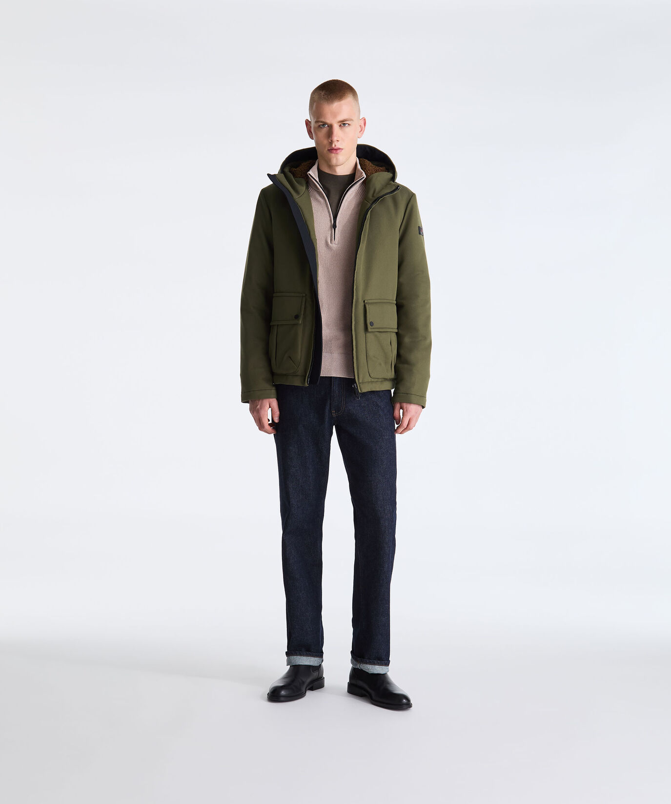 Jacke mit Kapuze aus Kunstfell  Peuterey - large image number 0